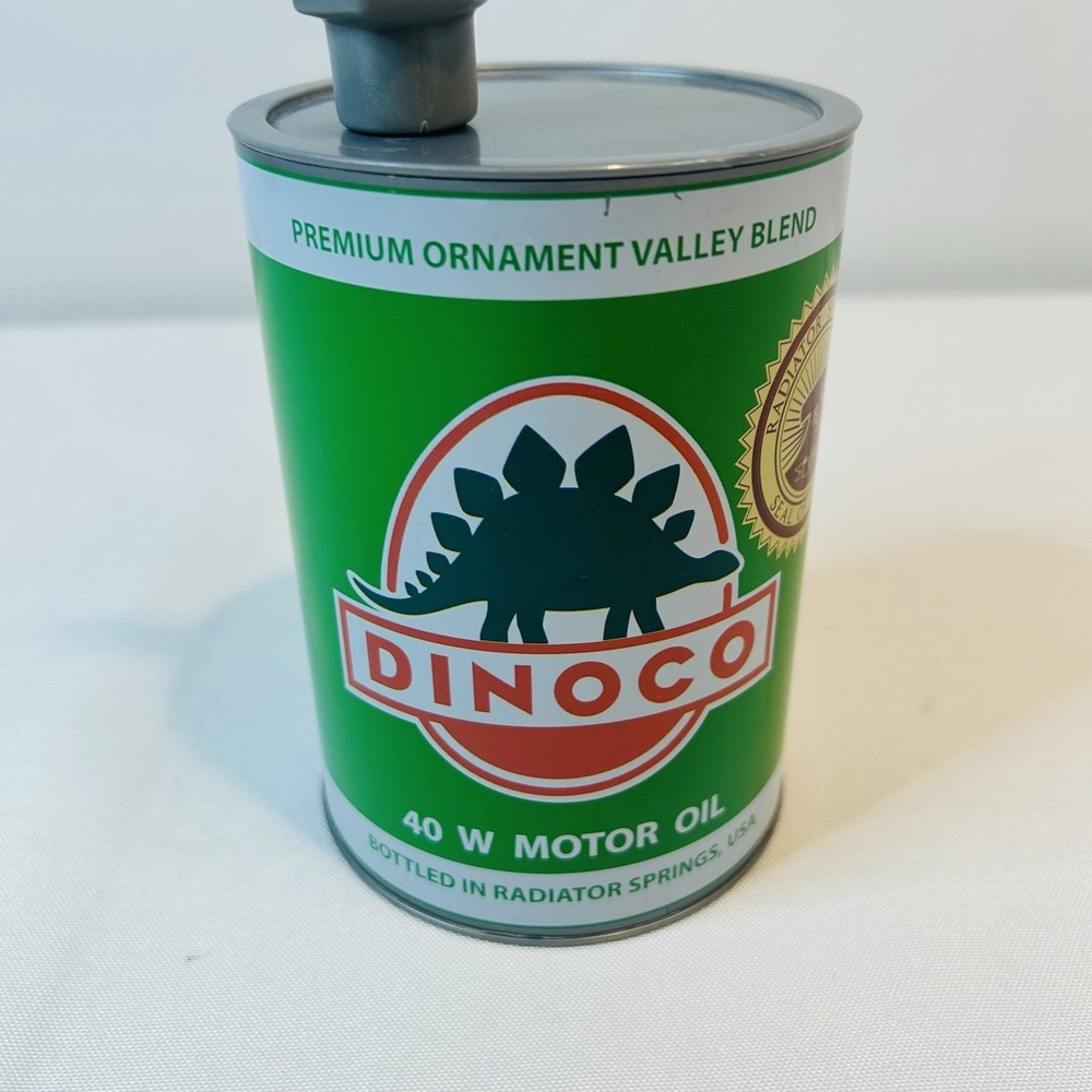 Cars Dinoco Motor Oil Can Sipper Drink Cup Green Disney Parks Nice - Picture 5 of 11